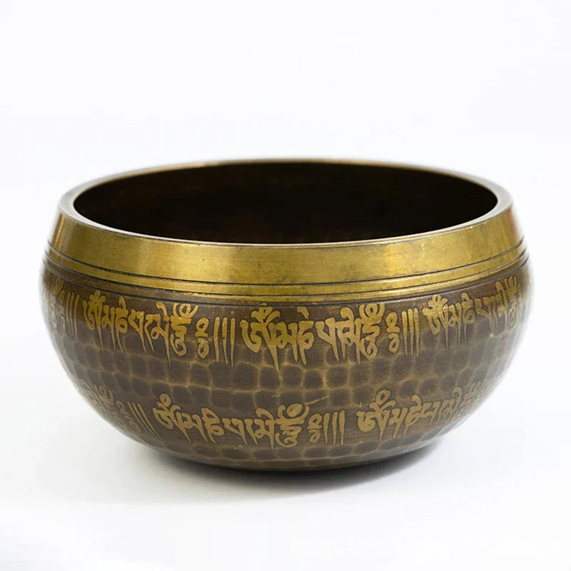 Nepal Handmade Tibetan Bowls Large Brass Singing Bowl Buddhist Meditation Sound Healing Chakras Healing Sound Bowls Mindfulness